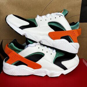 NEW Nike Air Huarache Miami Hurricanes Orange Green DD1068-111 Men Size 8.5